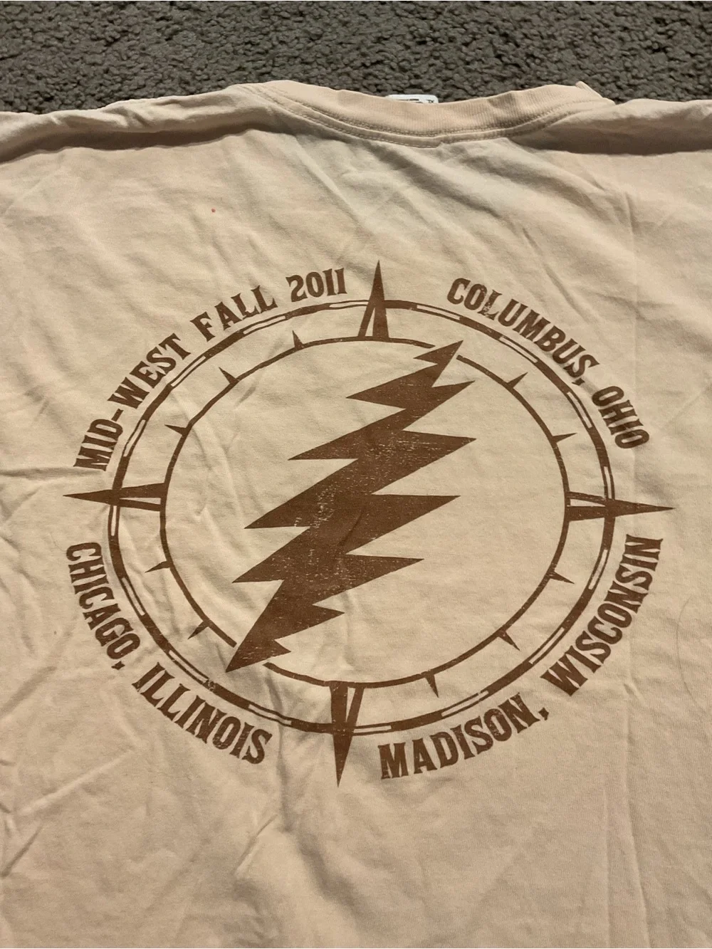 Further Vintage 2011 Men’s Graphic Music Concert T-Shirt Top Rock Band sz XL